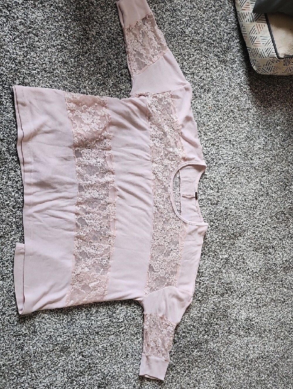 Poof! Pale Pink Knit Scoop Neck Top - Picture 2 of 9